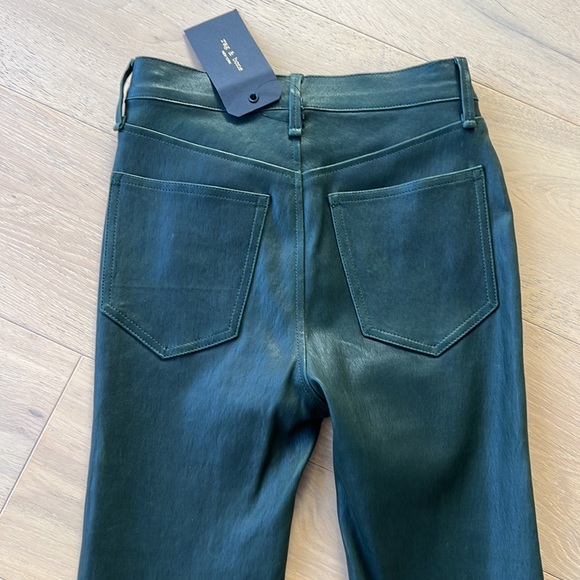 Rag & Bone High-Rise Leather Cigarette Ankle Pants - New With Tags - Picture 6 of 7